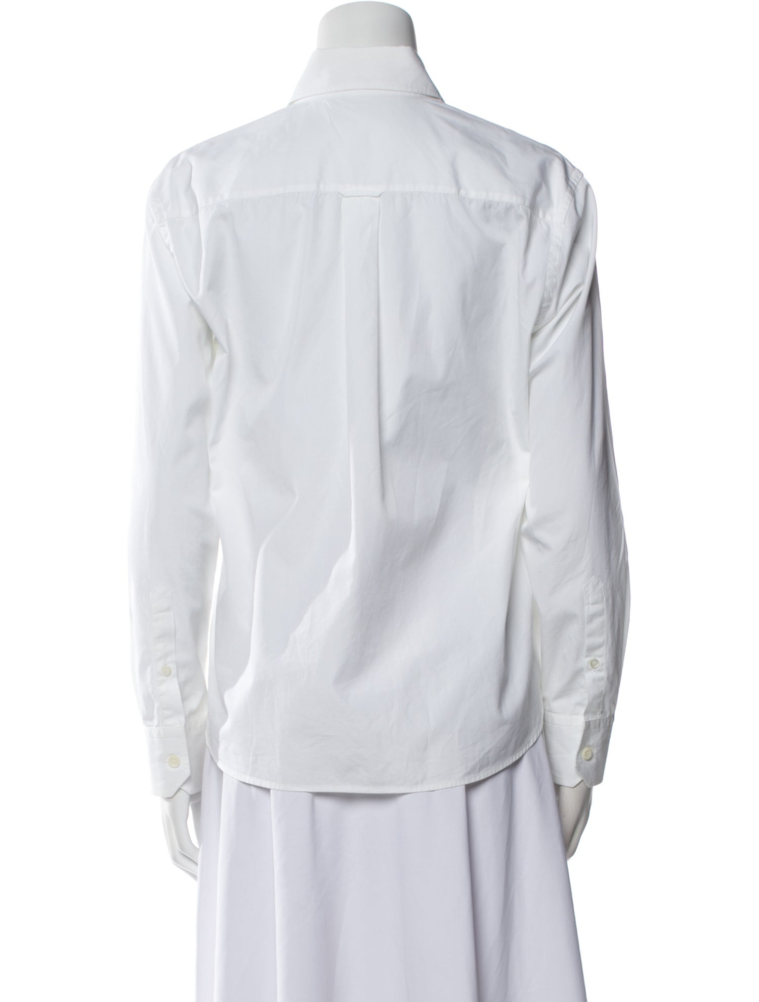 Prada 2020 Long Sleeve Button-Up Top